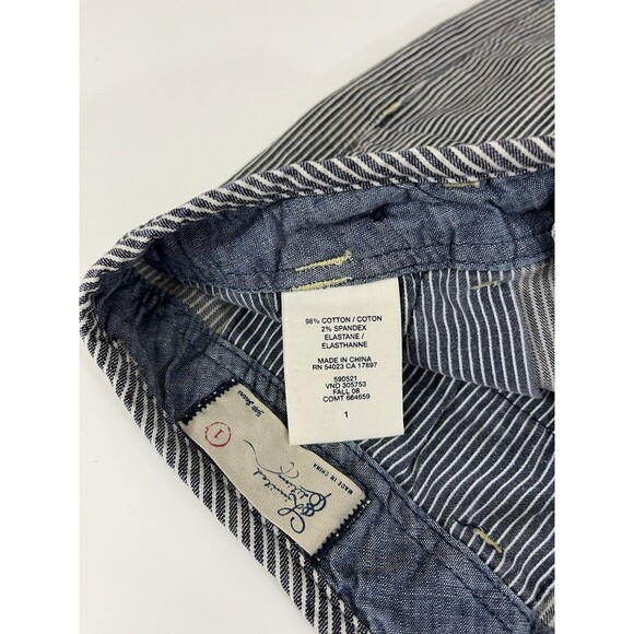 Gap Ltd Edition Women’s Blue/White Railroad Stripes Skirt Size 1 Preppy Academia - Picture 5 of 10